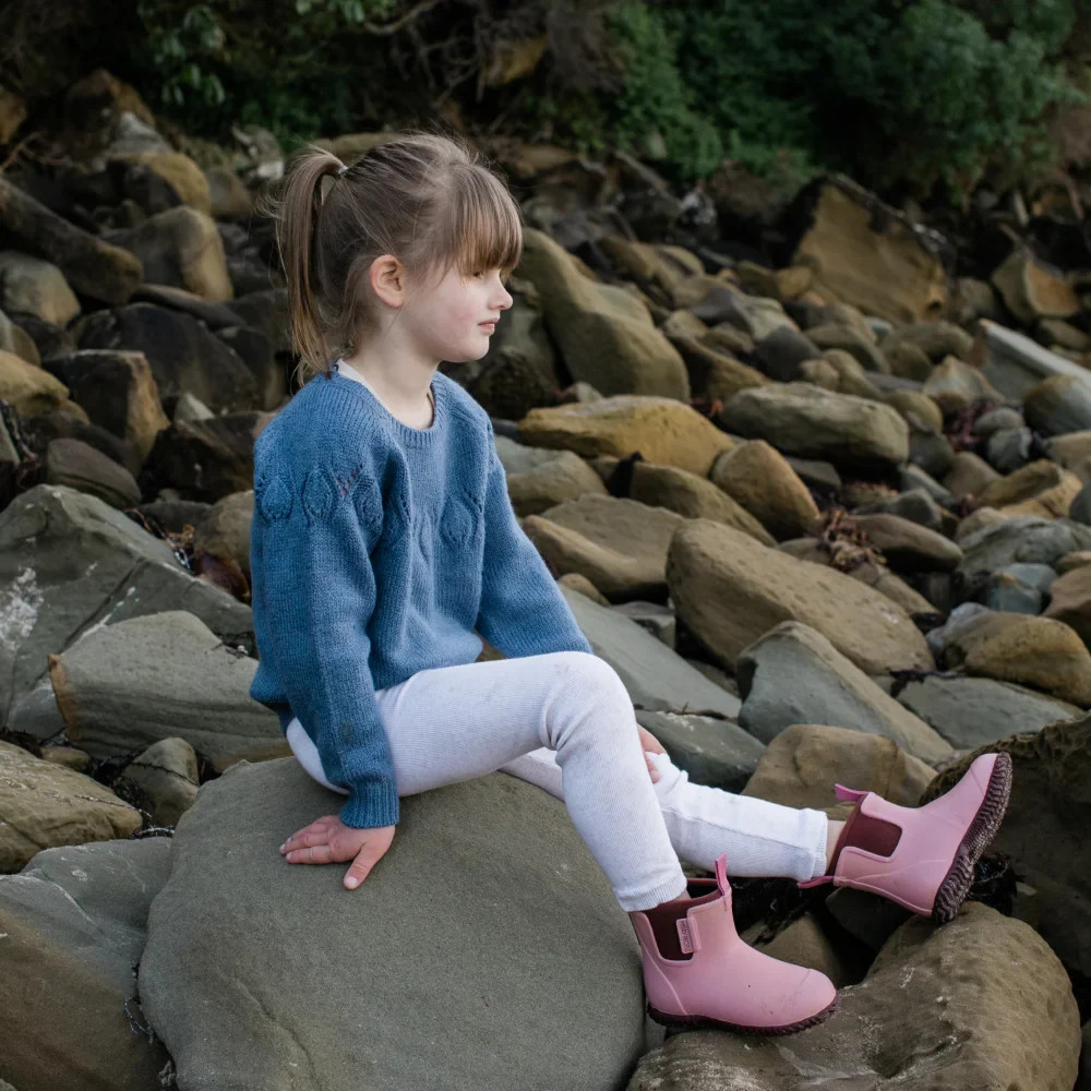 Bobbi Kids Wellington Boot // Dusty Pink [Retired] - Image 6