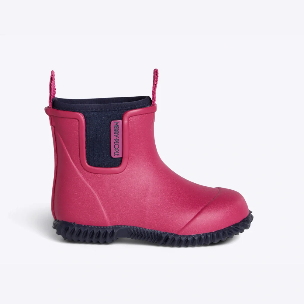 Bobbi Kids Wellington Boot // Magenta & Navy [Retired] - Image 2