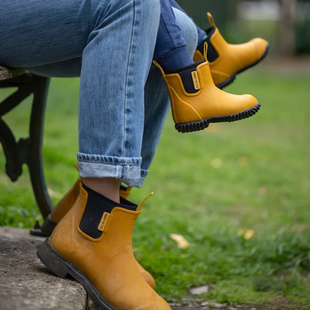 Bobbi Kids Wellington Boot // Mustard Yellow - Image 6