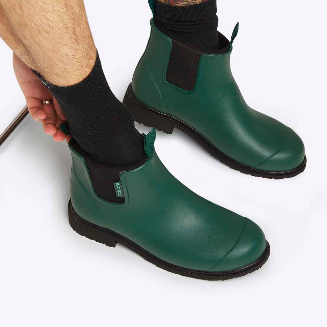Bobbi Wellington Boot // Alpine Green & Black [Retired] - Image 7
