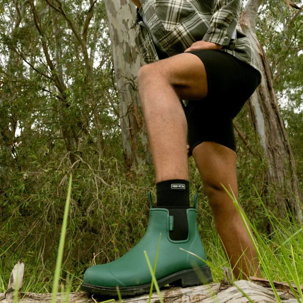 Bobbi Wellington Boot // Alpine Green & Black [Retired] - Image 9
