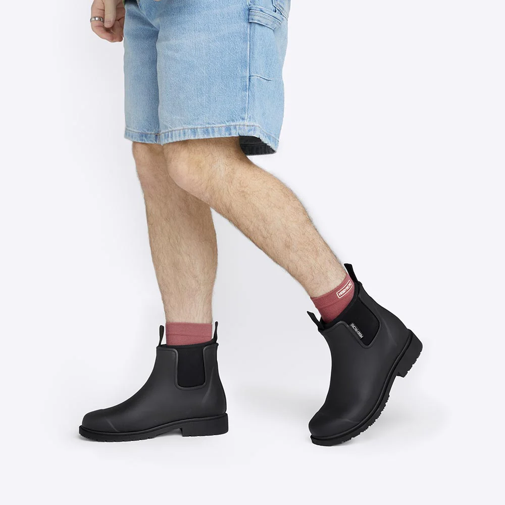 Bobbi Wellington Boot // Black & Black - Image 5