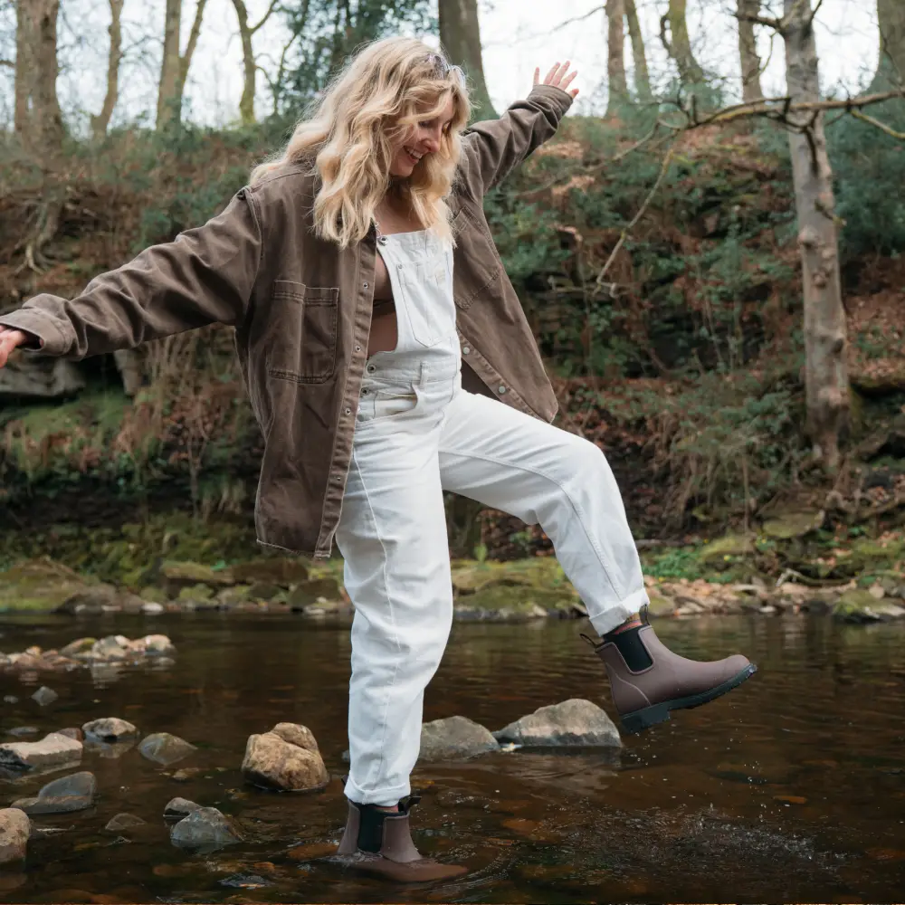 Bobbi Wellington Boot // Chocolate & Black [Retired] - Image 11