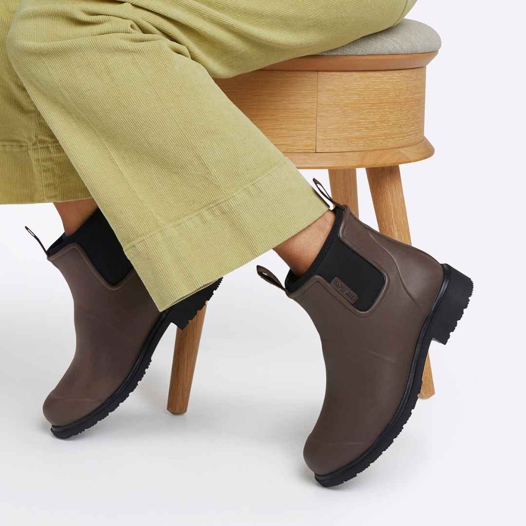 Bobbi Wellington Boot // Chocolate & Black [Retired] - Image 6