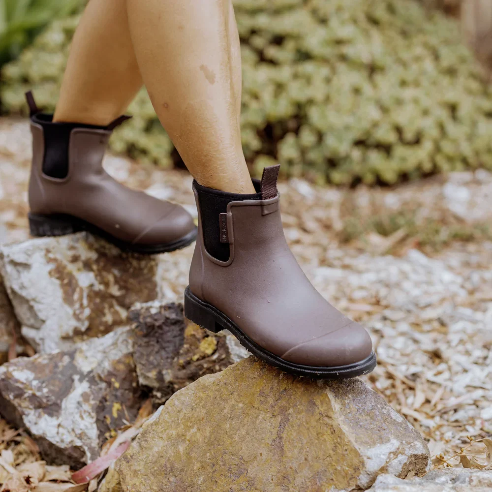 Bobbi Wellington Boot // Chocolate & Black [Retired] - Image 7