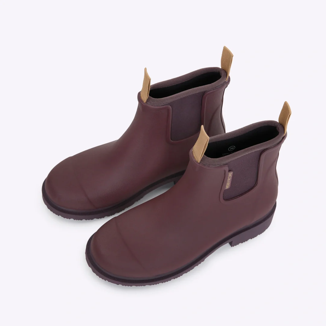Bobbi Wellington Boot // Dark Cherry - Image 4