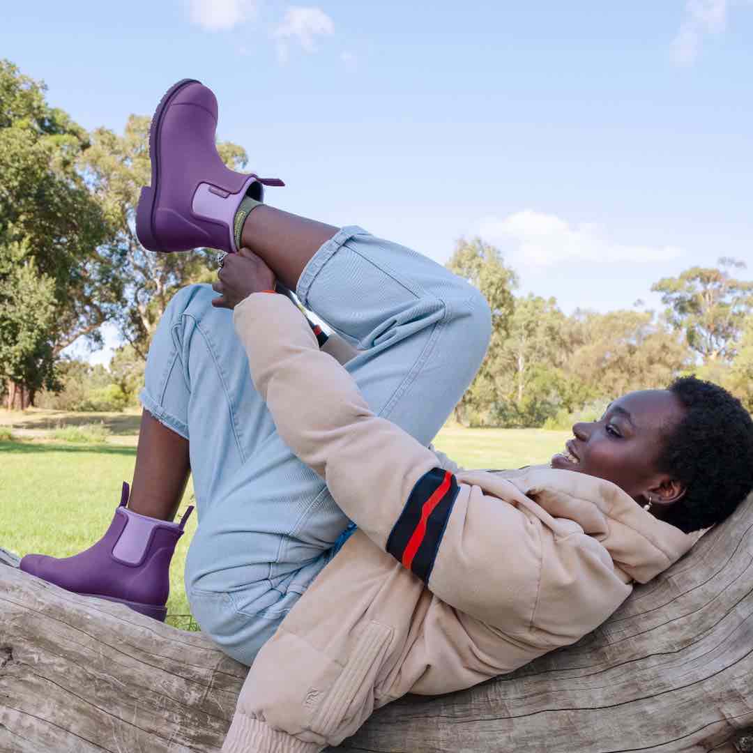 Bobbi Wellington Boot // Grape [Retired] - Image 7