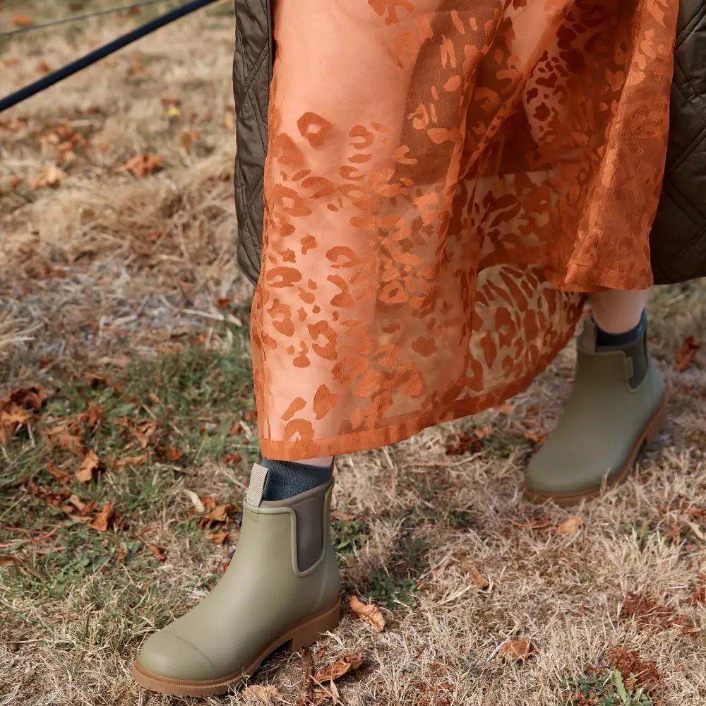 Bobbi Wellington Boot // Khaki Green - Image 14