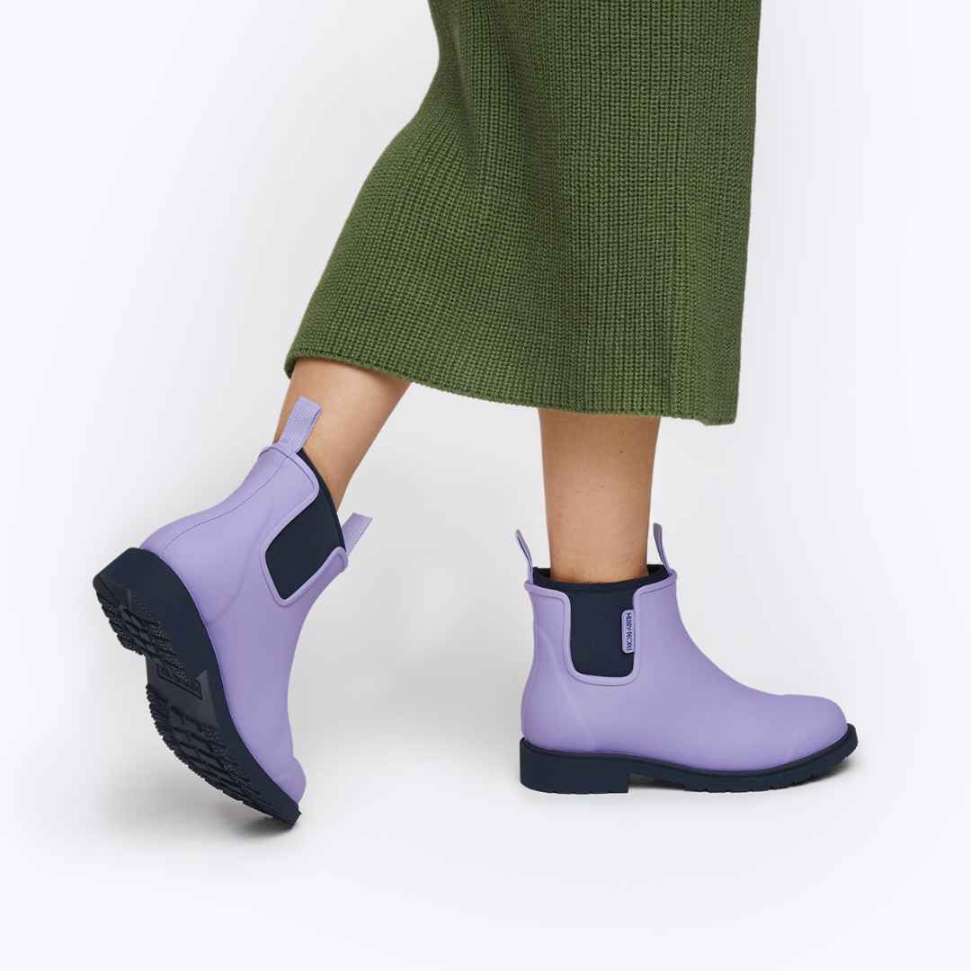 Bobbi Wellington Boot // Lavender & Navy [Retired] - Image 6