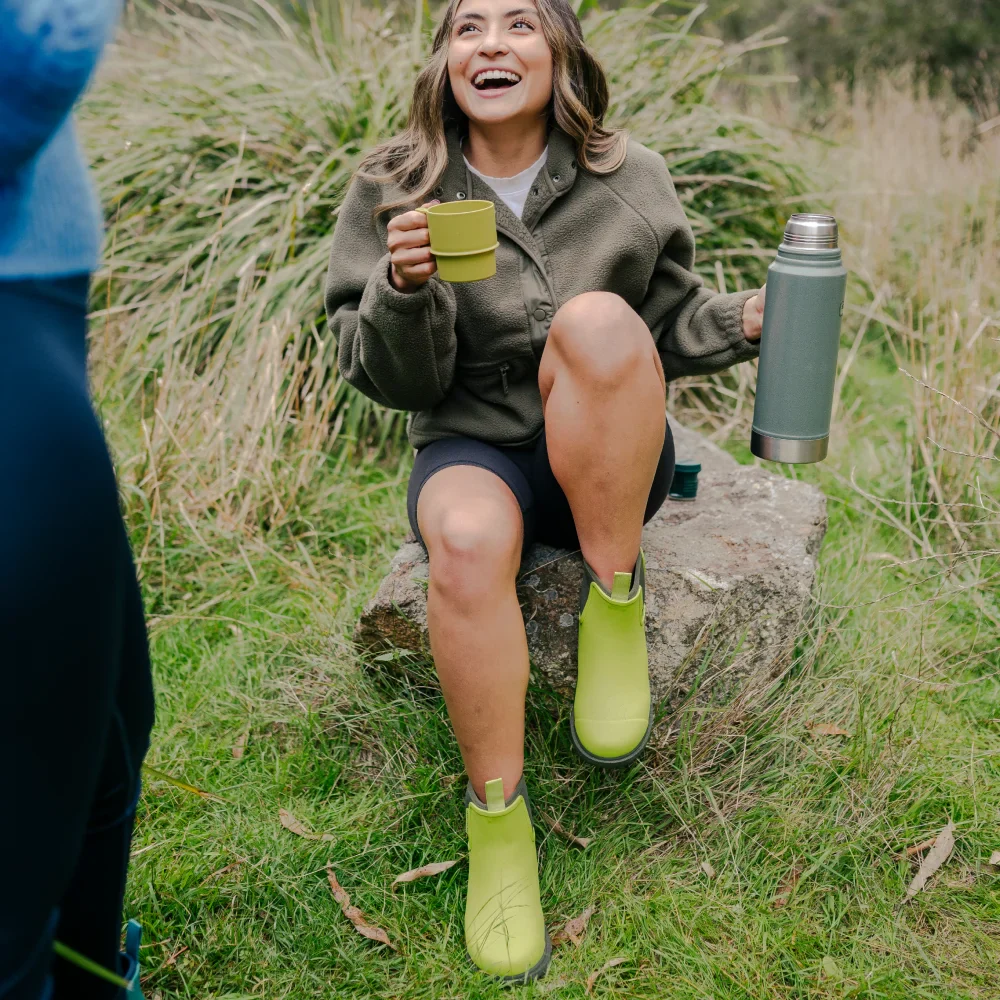 Bobbi Wellington Boot // Lime & Olive [Retired] - Image 4
