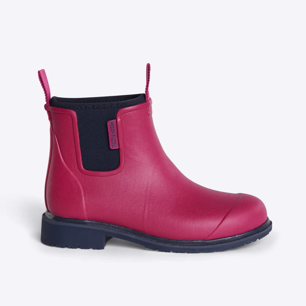 Bobbi Wellington Boot // Magenta & Navy [Retired] - Image 2
