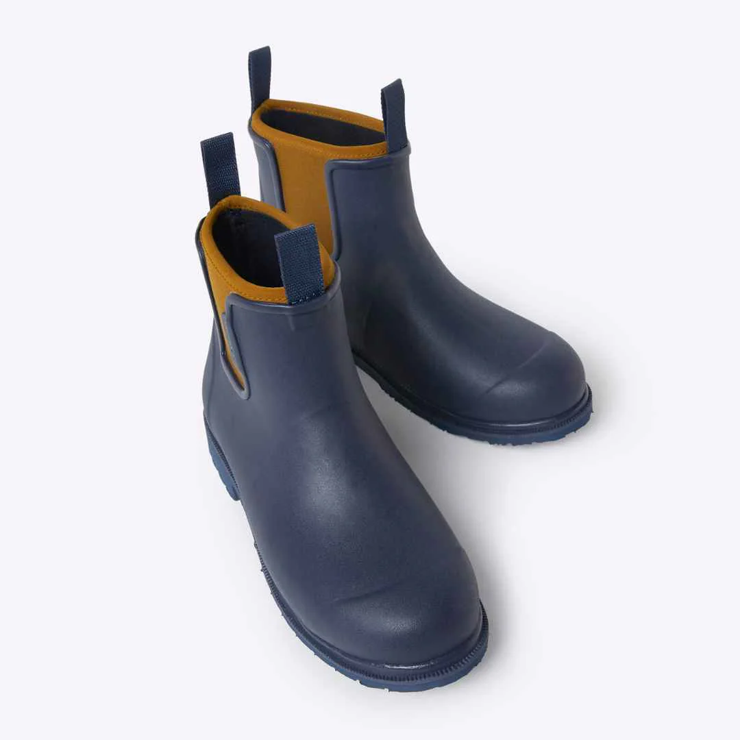 Bobbi Wellington Boot // Oxford Blue & Tan [Retired] - Image 4