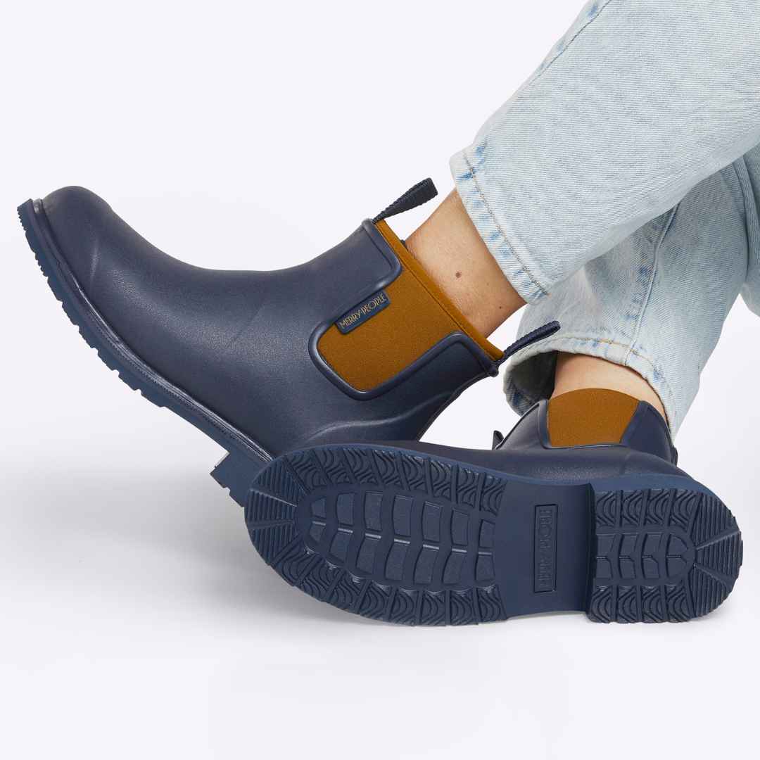 Bobbi Wellington Boot // Oxford Blue & Tan [Retired] - Image 6