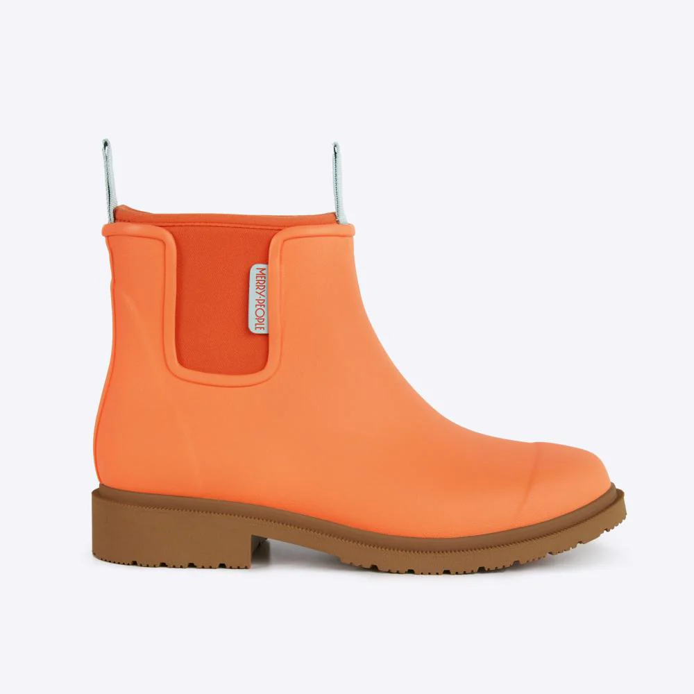 Bobbi Wellington Boot // Sherbet Orange - Image 2