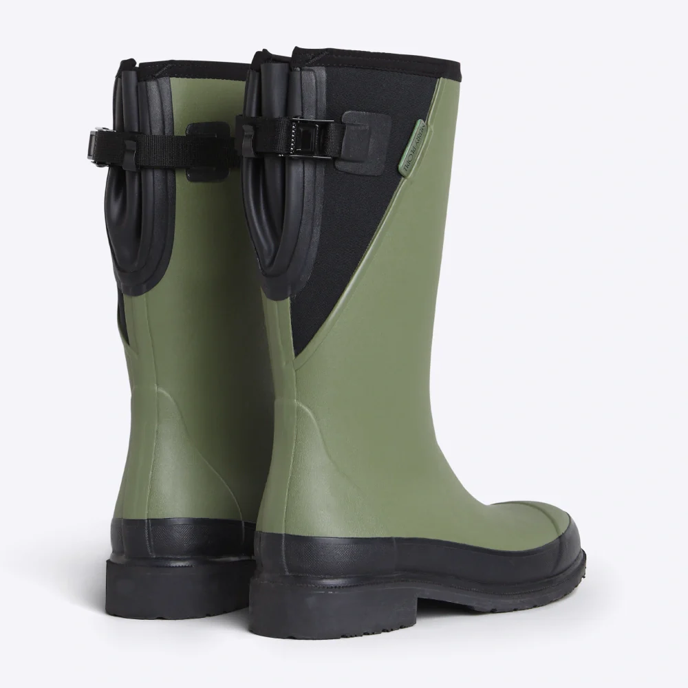 Darcy Mid Calf Wellington Boot // Moss Green [Retired] - Image 2