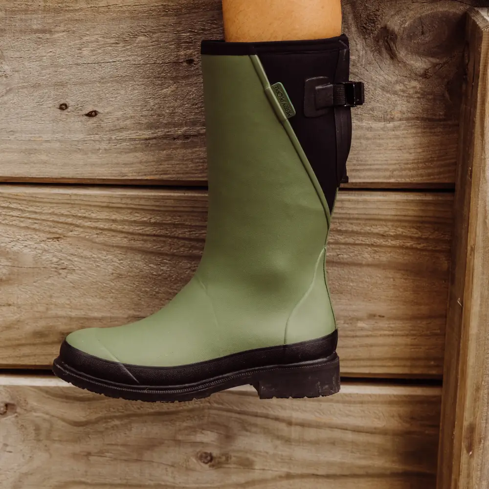 Darcy Mid Calf Wellington Boot // Moss Green [Retired] - Image 6