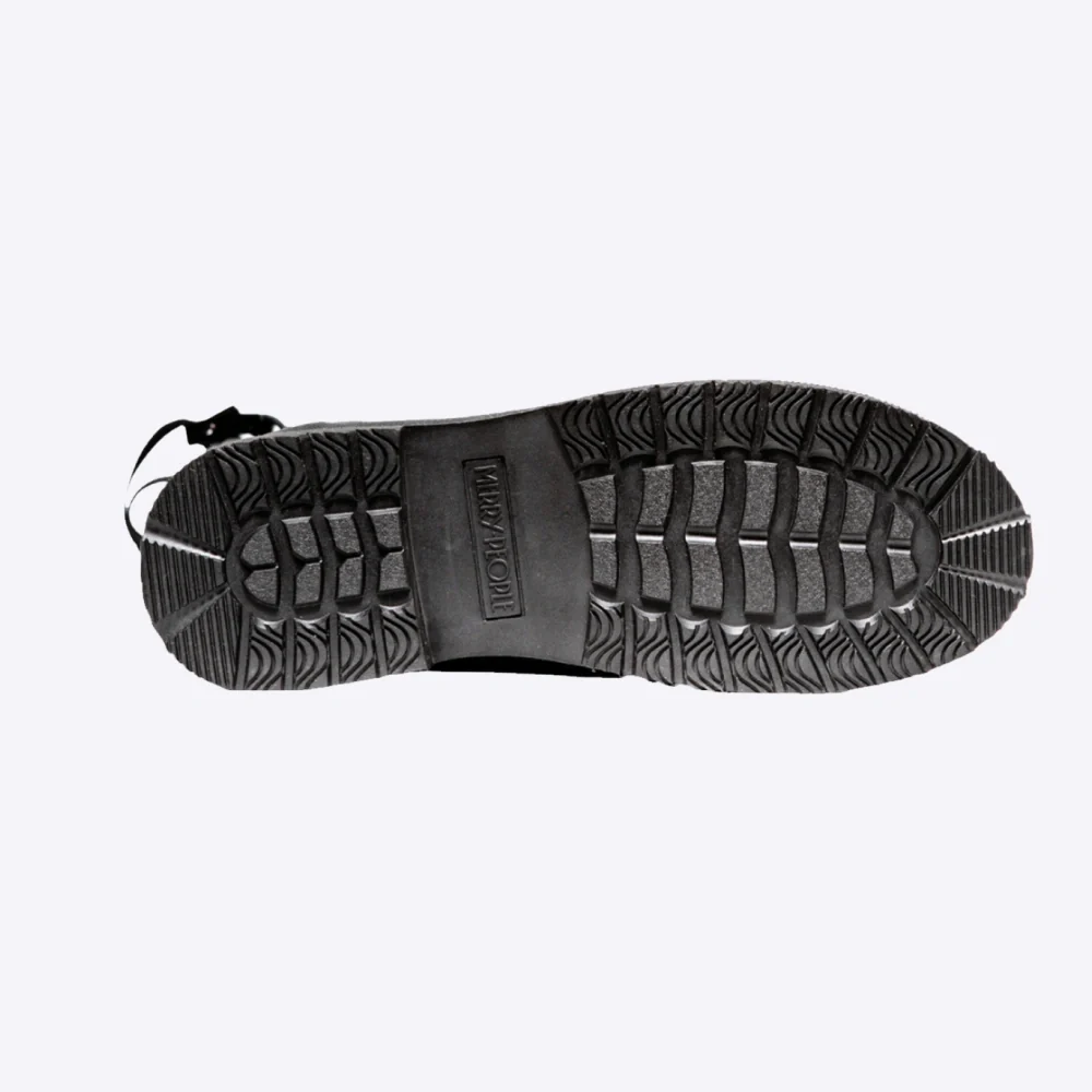 Darcy Mid Calf Wellington Boot // Black & Black [Retired] - Image 3