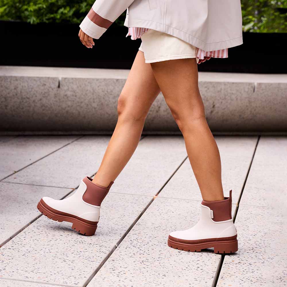 Merry People X Karen Walker Tully Boot // Ecru & Chestnut [Retired] - Image 8