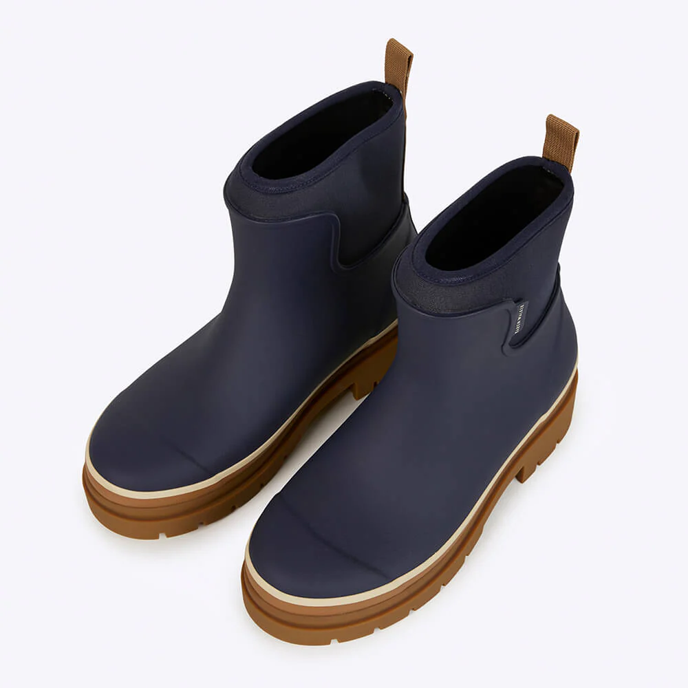Merry People X Karen Walker Tully Boot // French Navy & Tan [Retired] - Image 4