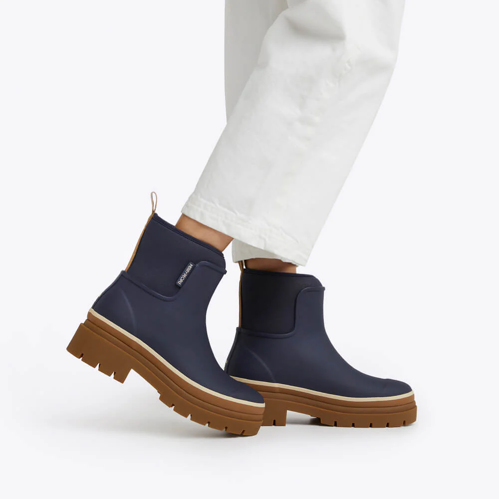 Merry People X Karen Walker Tully Boot // French Navy & Tan [Retired] - Image 6