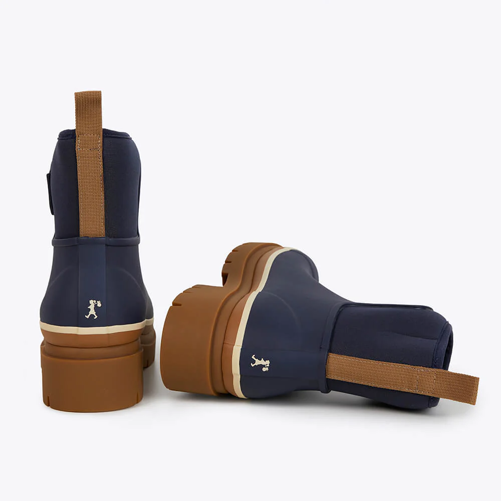 Merry People X Karen Walker Tully Boot // French Navy & Tan [Retired] - Image 7